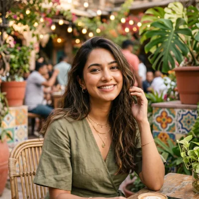 Portrait of Priya Sharma — resident henna artist at My Mehndi Designs.
