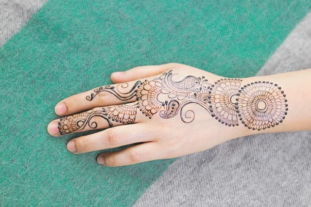 arabic mehndi design — arabic, applying, rose, floral · MyMehndiDesigns.com