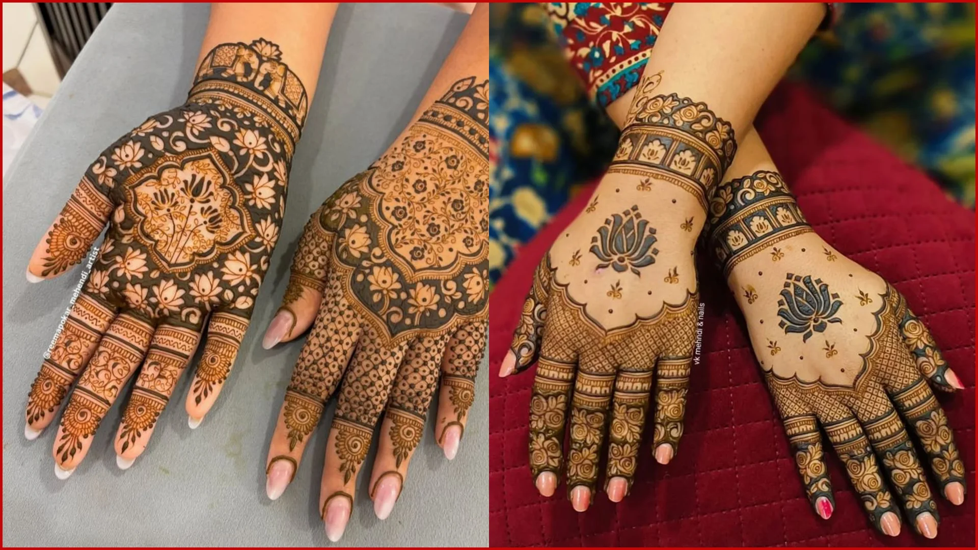 arabic mehndi design — arabic, front, floral, jaal #073 · MyMehndiDesigns.com