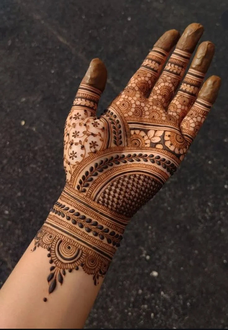 arabic mehndi design — mehandi, front, simple · MyMehndiDesigns.com