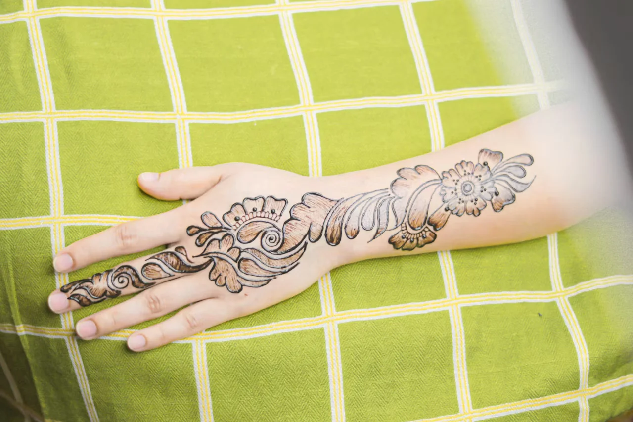 arabic mehndi design — arabic #002 · MyMehndiDesigns.com