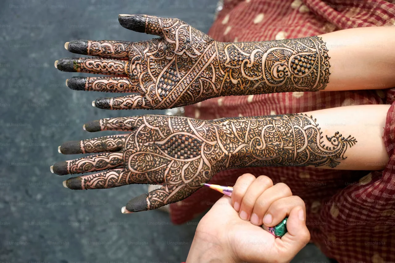 arabic mehndi design — arabic #015 · MyMehndiDesigns.com