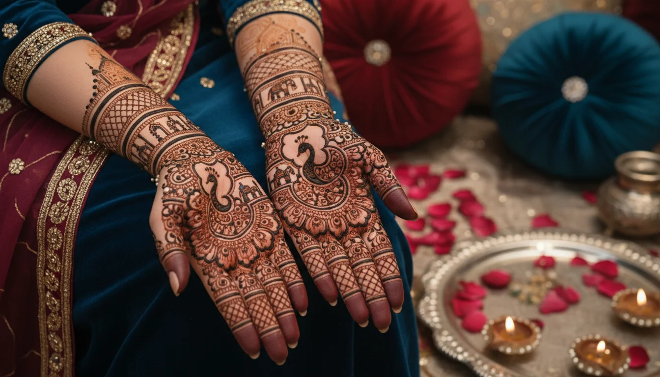 arabic mehndi design — dulha · MyMehndiDesigns.com