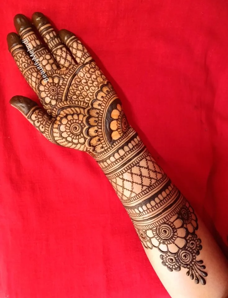 arabic mehndi design — modern, bel · MyMehndiDesigns.com