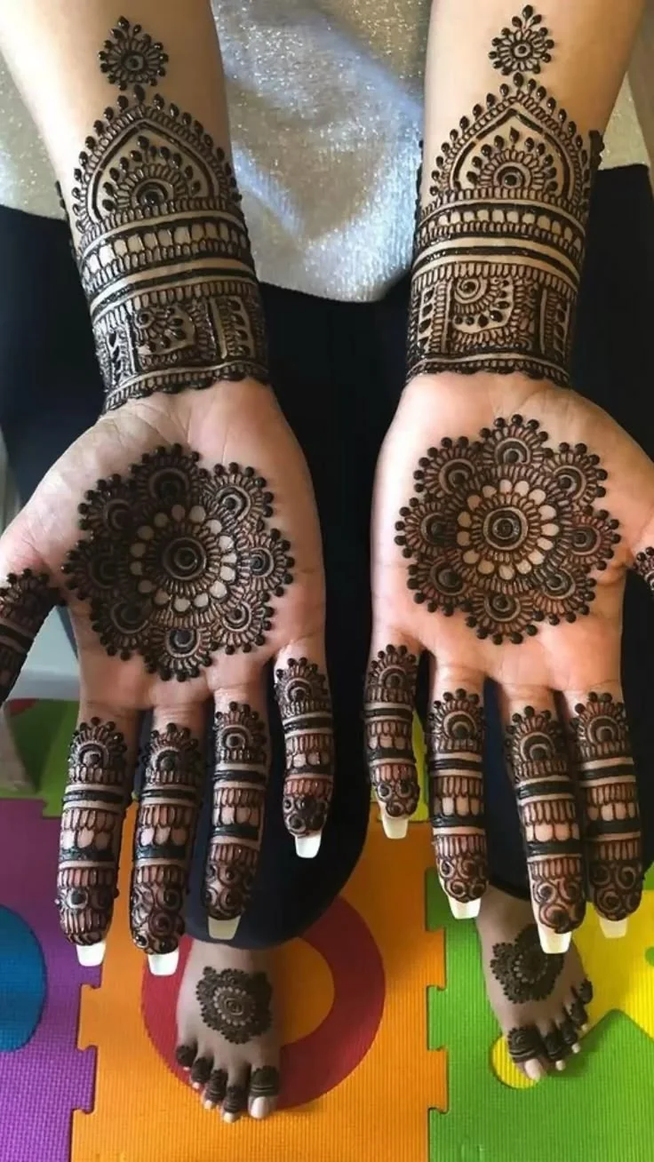 arabic mehndi design — simple, bel · MyMehndiDesigns.com