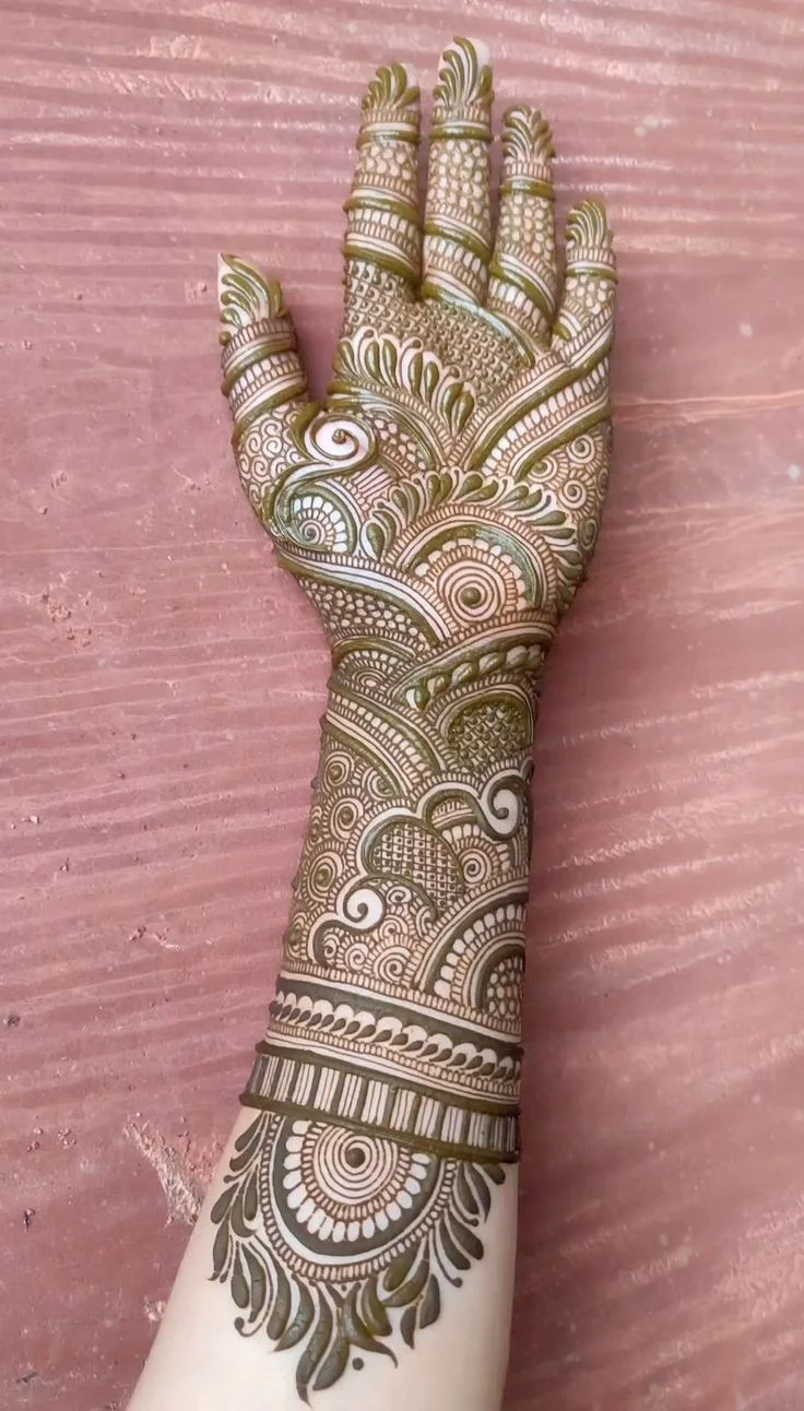 arabic mehndi design — simple, diwali · MyMehndiDesigns.com