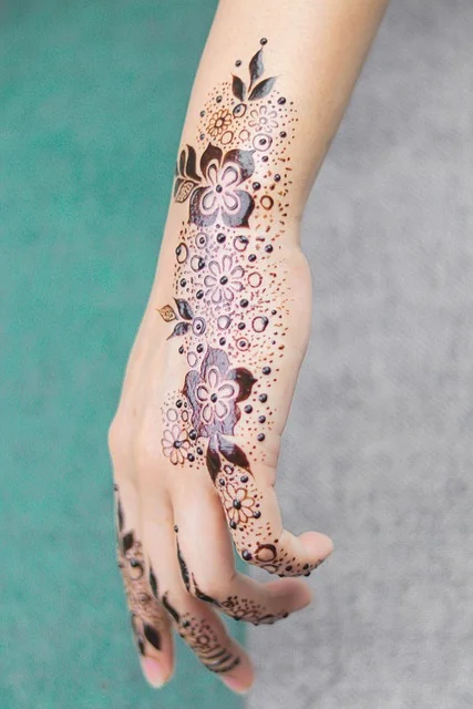 bridal mehndi design — bridal #050 · MyMehndiDesigns.com