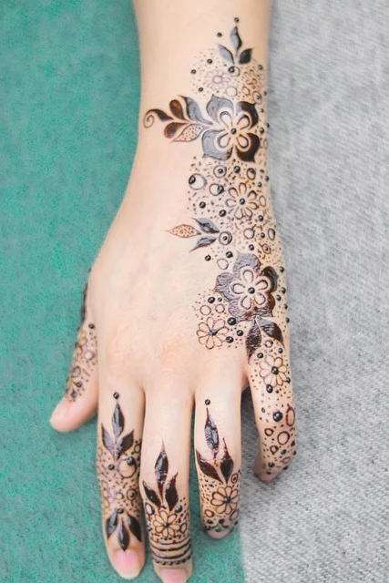 bridal mehndi design — bridal #055 · MyMehndiDesigns.com