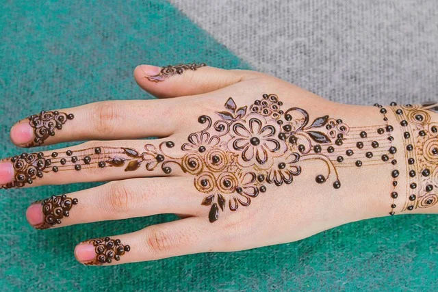 bridal mehndi design — bridal #075 · MyMehndiDesigns.com