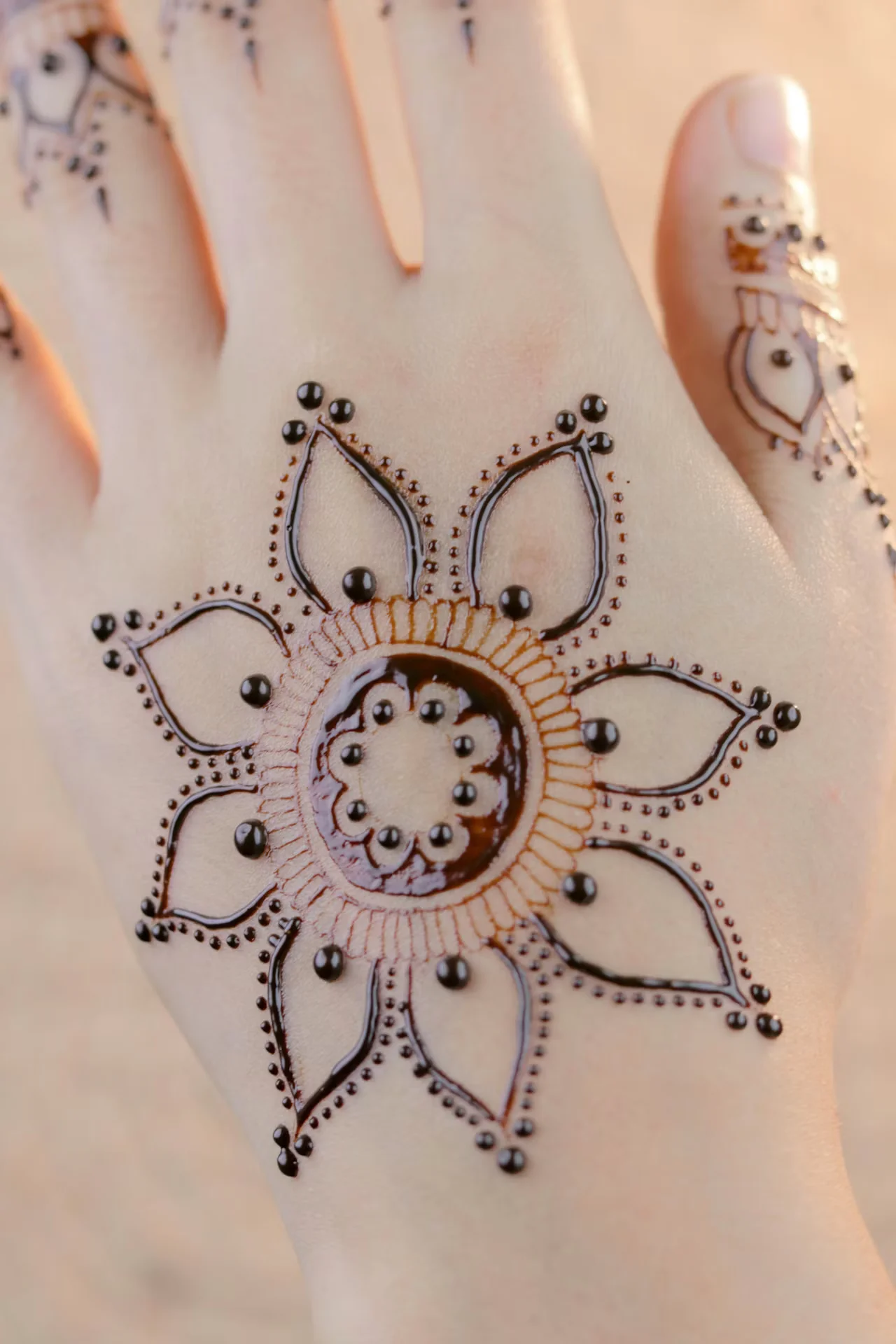 diwali mehndi design — diwali #004 · MyMehndiDesigns.com