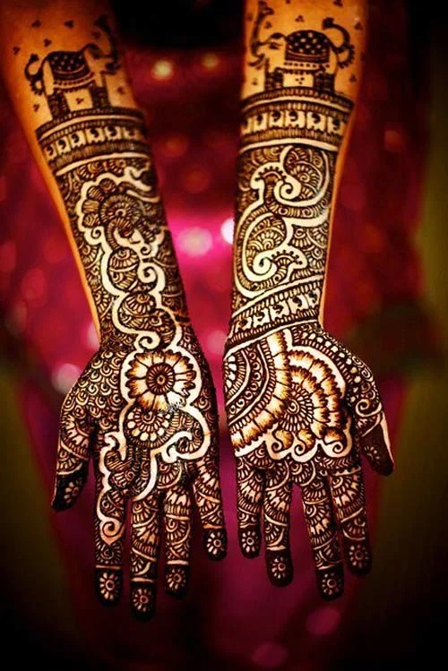eid mehndi design — eid, festival, floral, arabic #007 · MyMehndiDesigns.com