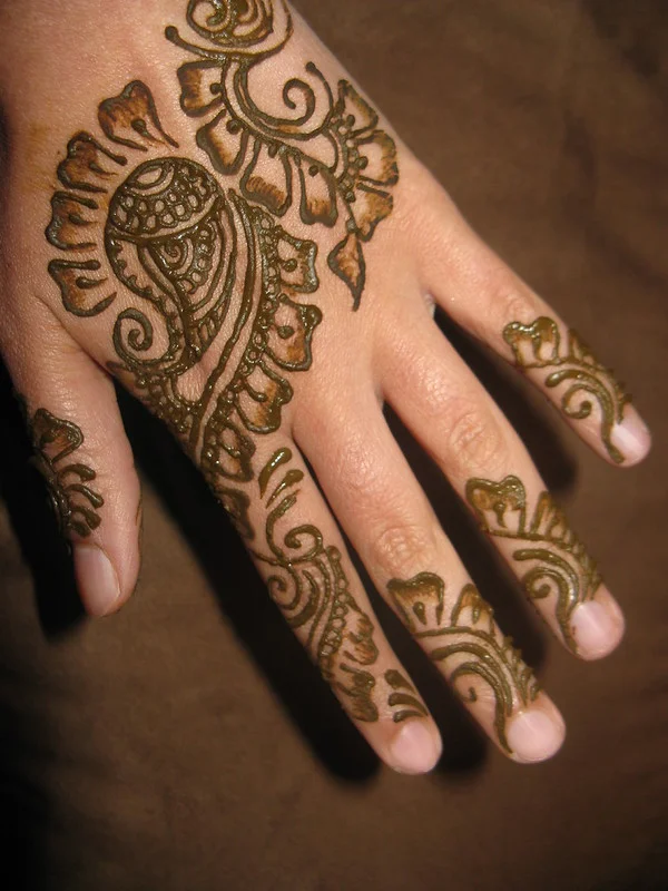eid mehndi design — eid, festival, floral, arabic #008 · MyMehndiDesigns.com