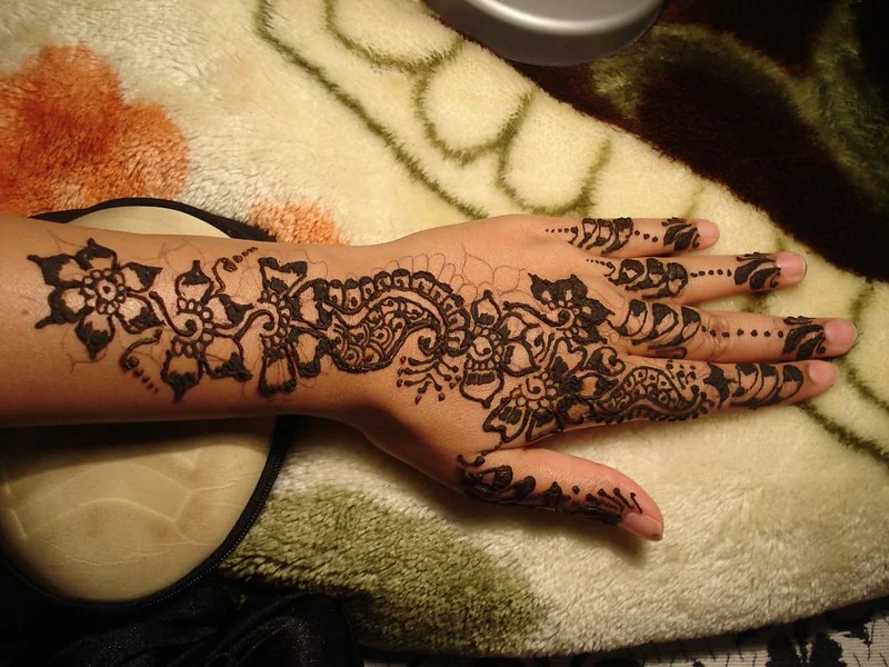 eid mehndi design — eid, festival, floral, arabic #011 · MyMehndiDesigns.com