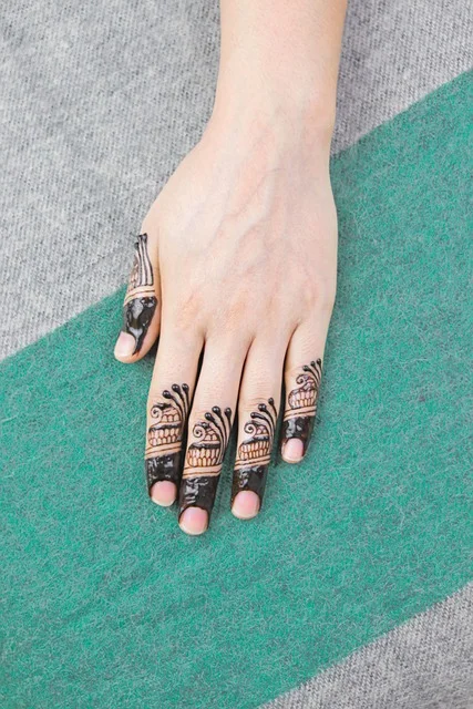 finger mehndi design — accessories, arabian, minimal · MyMehndiDesigns.com