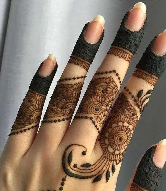 finger mehndi design — mehandi, elevate, your · MyMehndiDesigns.com