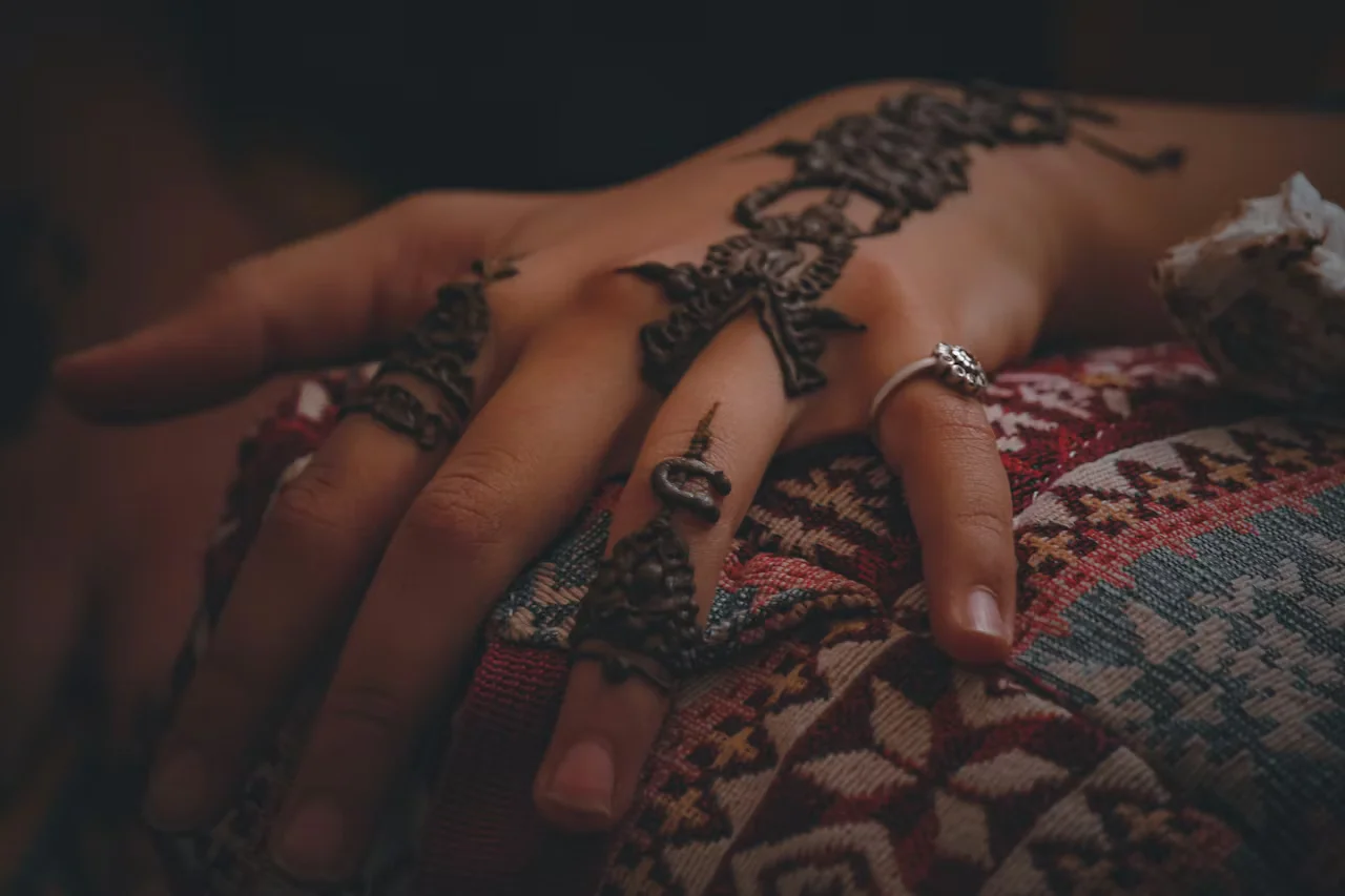 finger mehndi design #035 · MyMehndiDesigns.com