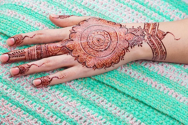 floral mehndi design — floral #034 · MyMehndiDesigns.com