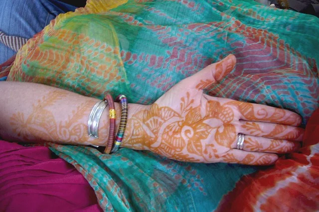 floral mehndi design — floral #036 · MyMehndiDesigns.com