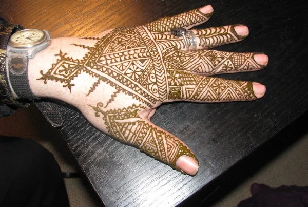 half hand mehndi design — half, wrist, minimal #010 · MyMehndiDesigns.com