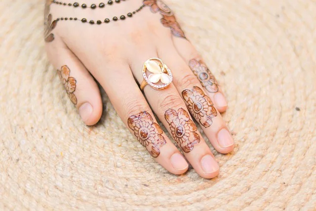 indian mehndi design — indian, jewellery, rajasthani, jaal #070 · MyMehndiDesigns.com
