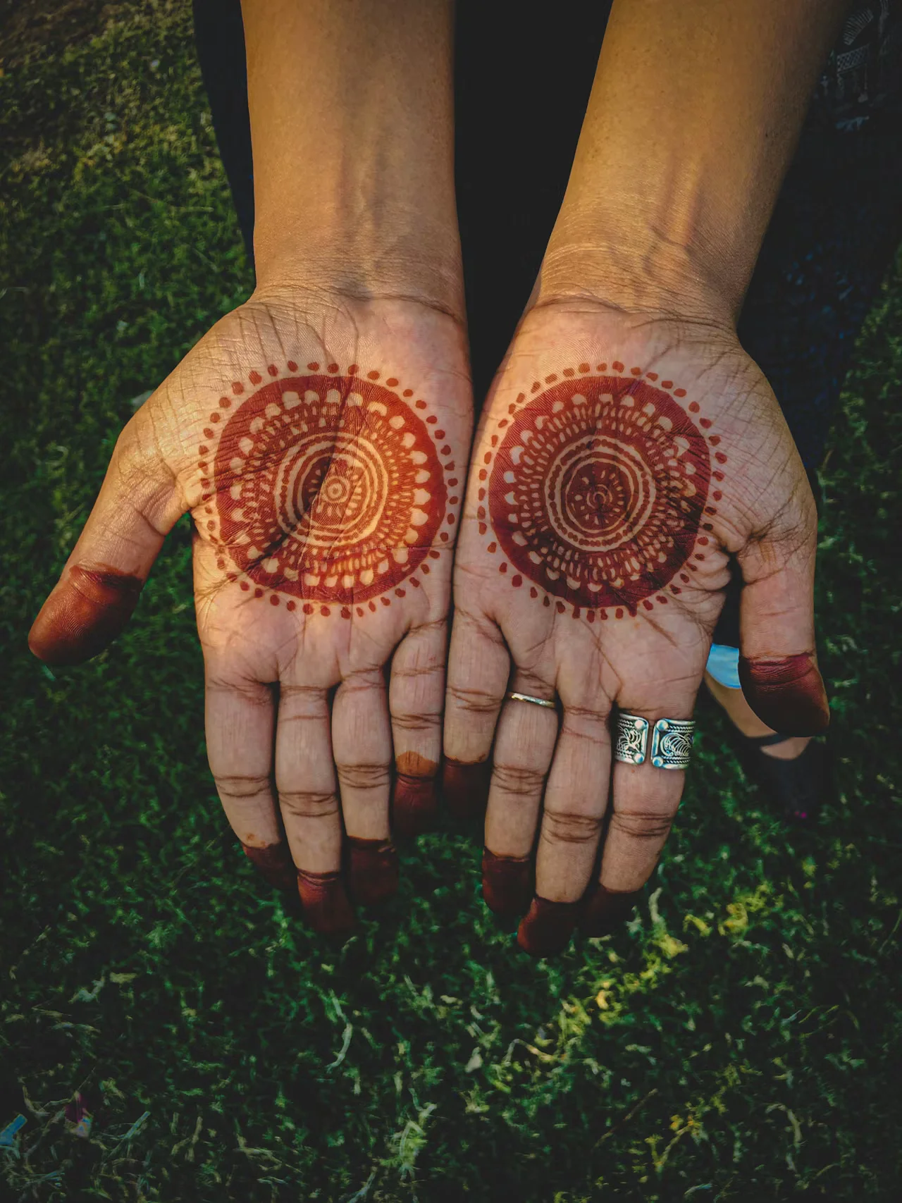 indian mehndi design — indian, mandala, peacock, palm #059 · MyMehndiDesigns.com