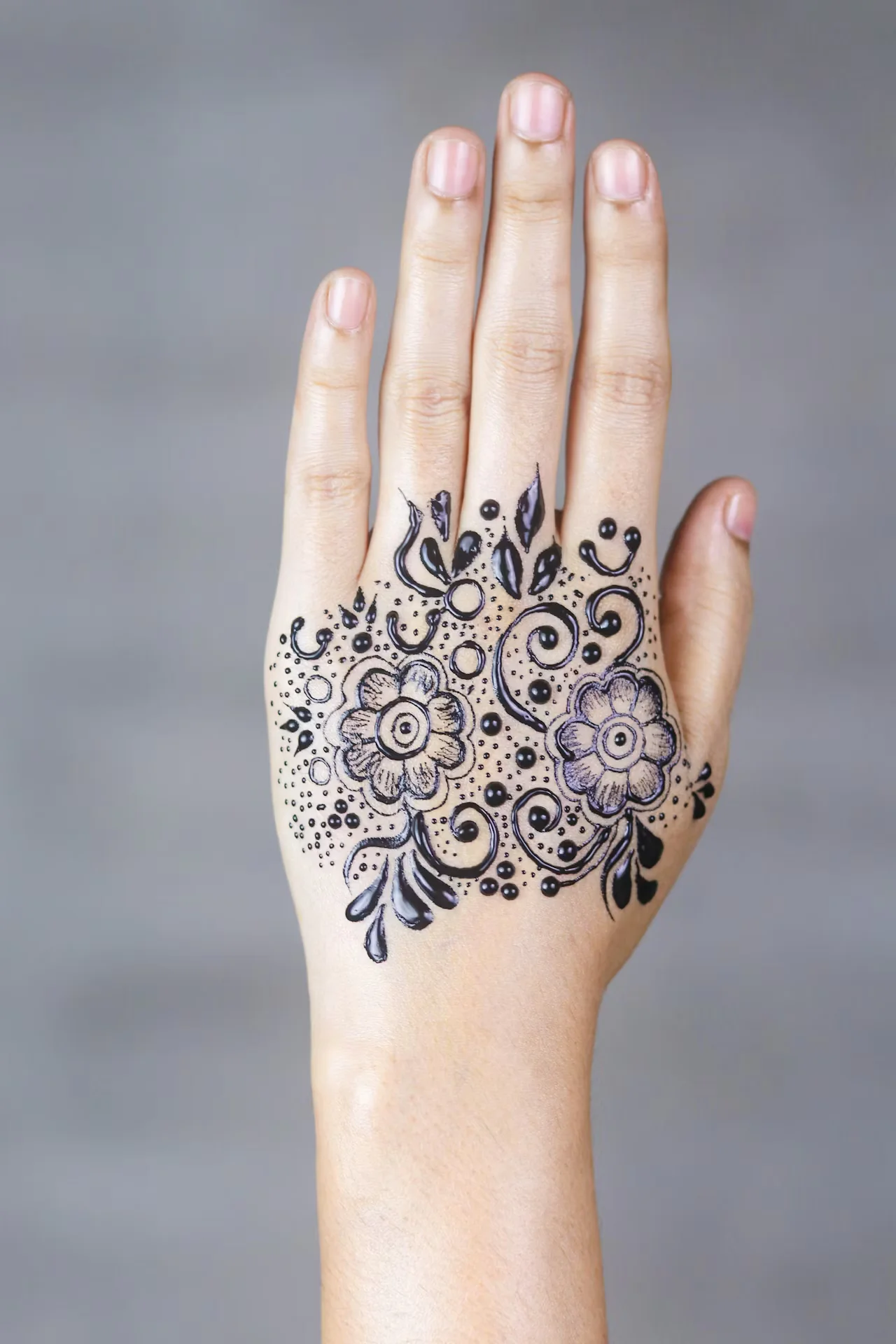 indian mehndi design — indian, mandala, peacock, palm #060 · MyMehndiDesigns.com