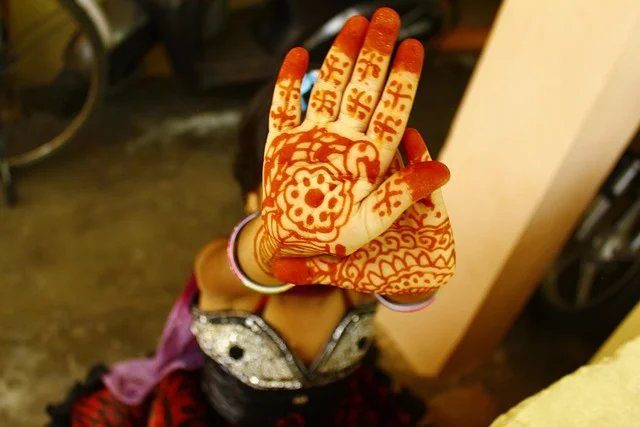 indian mehndi design — indian #003 · MyMehndiDesigns.com