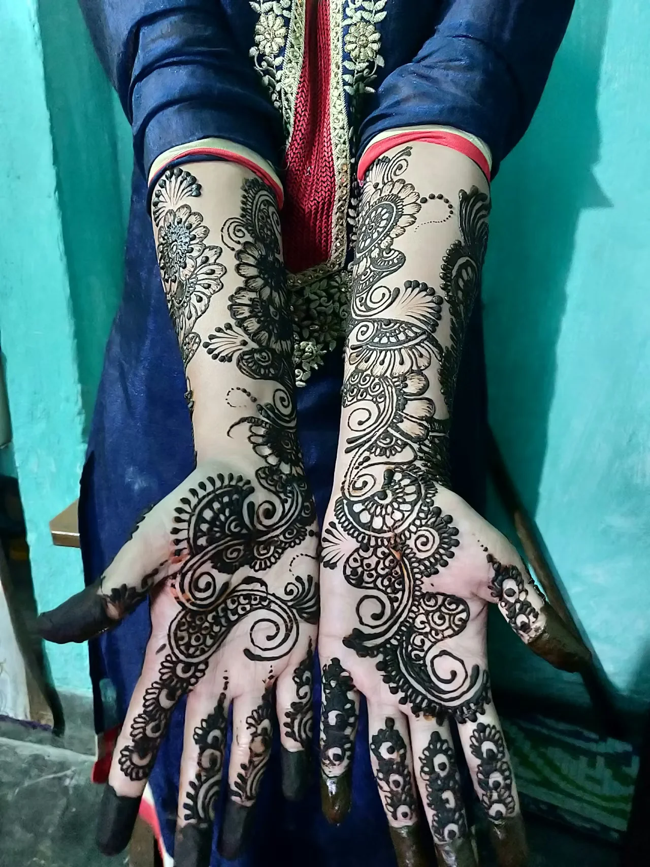 indian mehndi design — indian #012 · MyMehndiDesigns.com