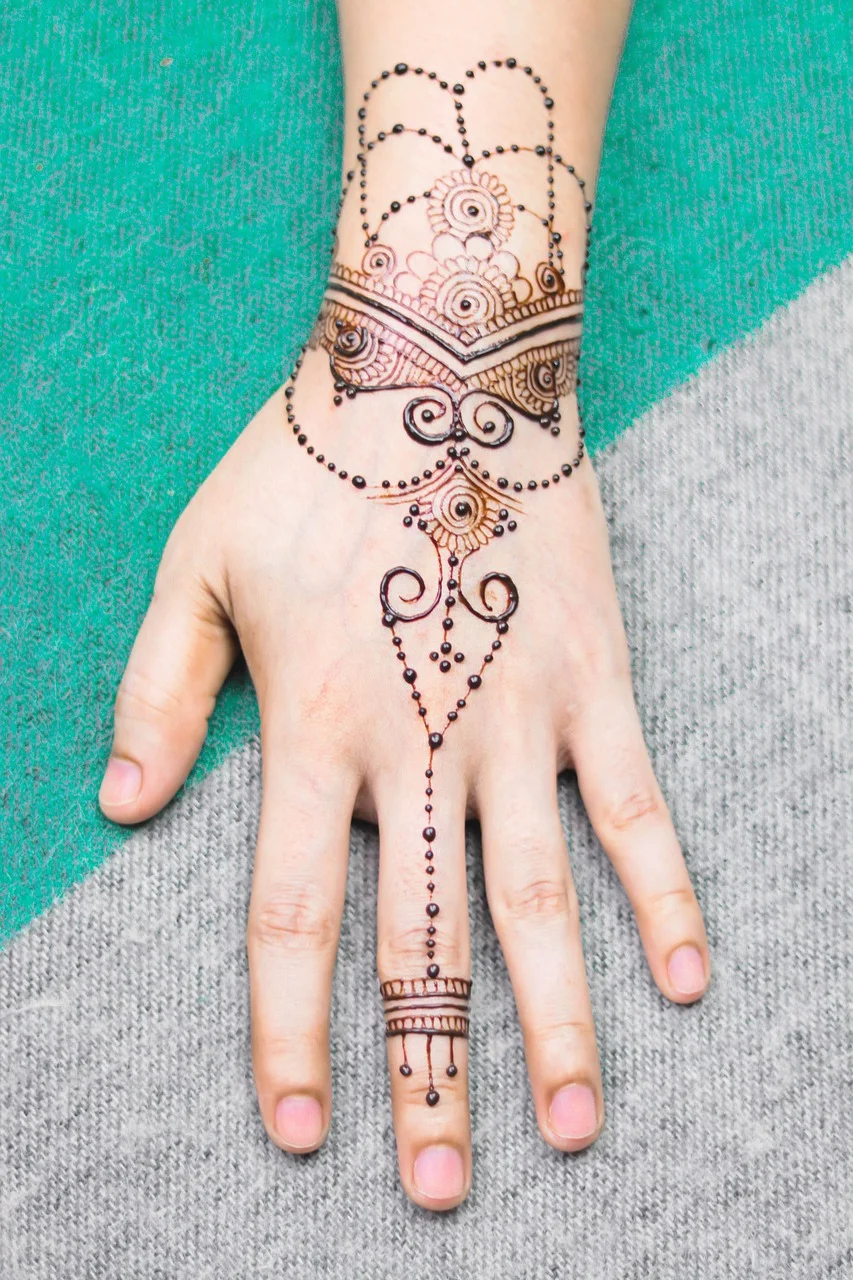 indian mehndi design — indian #015 · MyMehndiDesigns.com