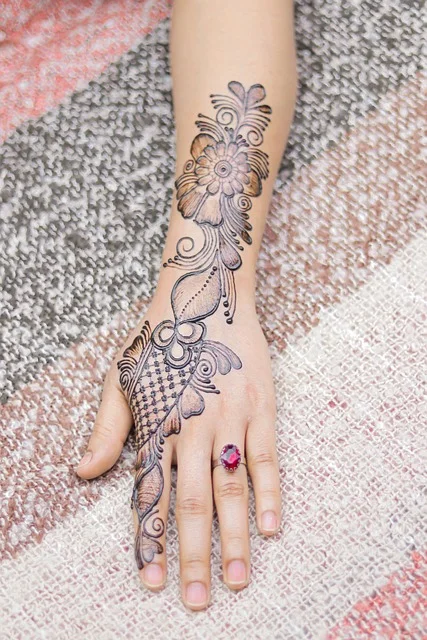 indian mehndi design — indian #016 · MyMehndiDesigns.com