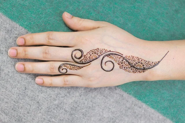 indian mehndi design — indian #023 · MyMehndiDesigns.com