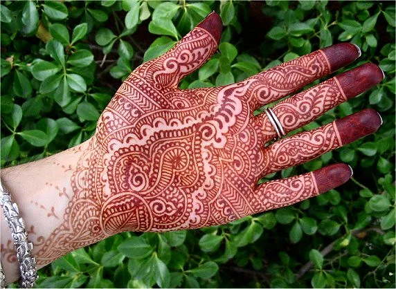 indian mehndi design — indian, rajasthani, jaal, paisley #063 · MyMehndiDesigns.com