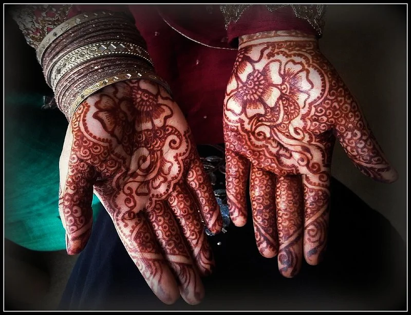 indian mehndi design — indian, rajasthani, jaal, paisley #065 · MyMehndiDesigns.com