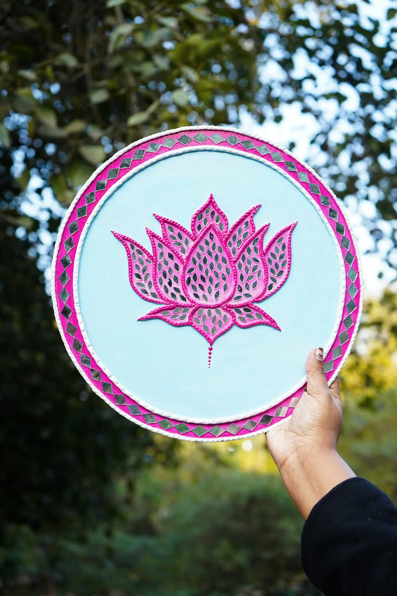 lotus mehndi design — lotus #009 · MyMehndiDesigns.com