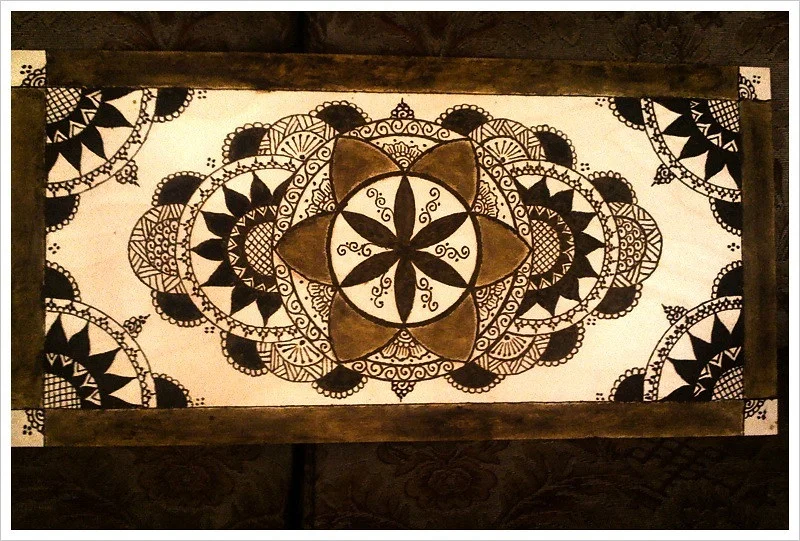 mandala mehndi design — mandala, circular, geometric, symmetric #029 · MyMehndiDesigns.com