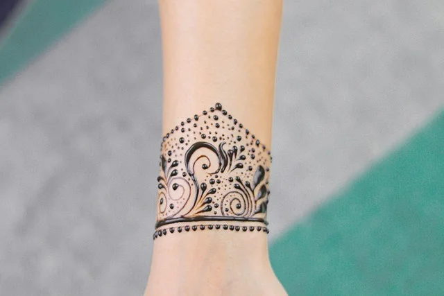mandala mehndi design — mandala, nails, flower, circular · MyMehndiDesigns.com