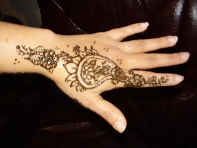 pakistani mehndi design — pakistani, khafif, rose, bold #030 · MyMehndiDesigns.com