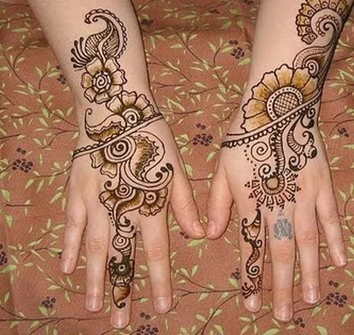 teej mehndi design — teej, festival, traditional, indian #005 · MyMehndiDesigns.com